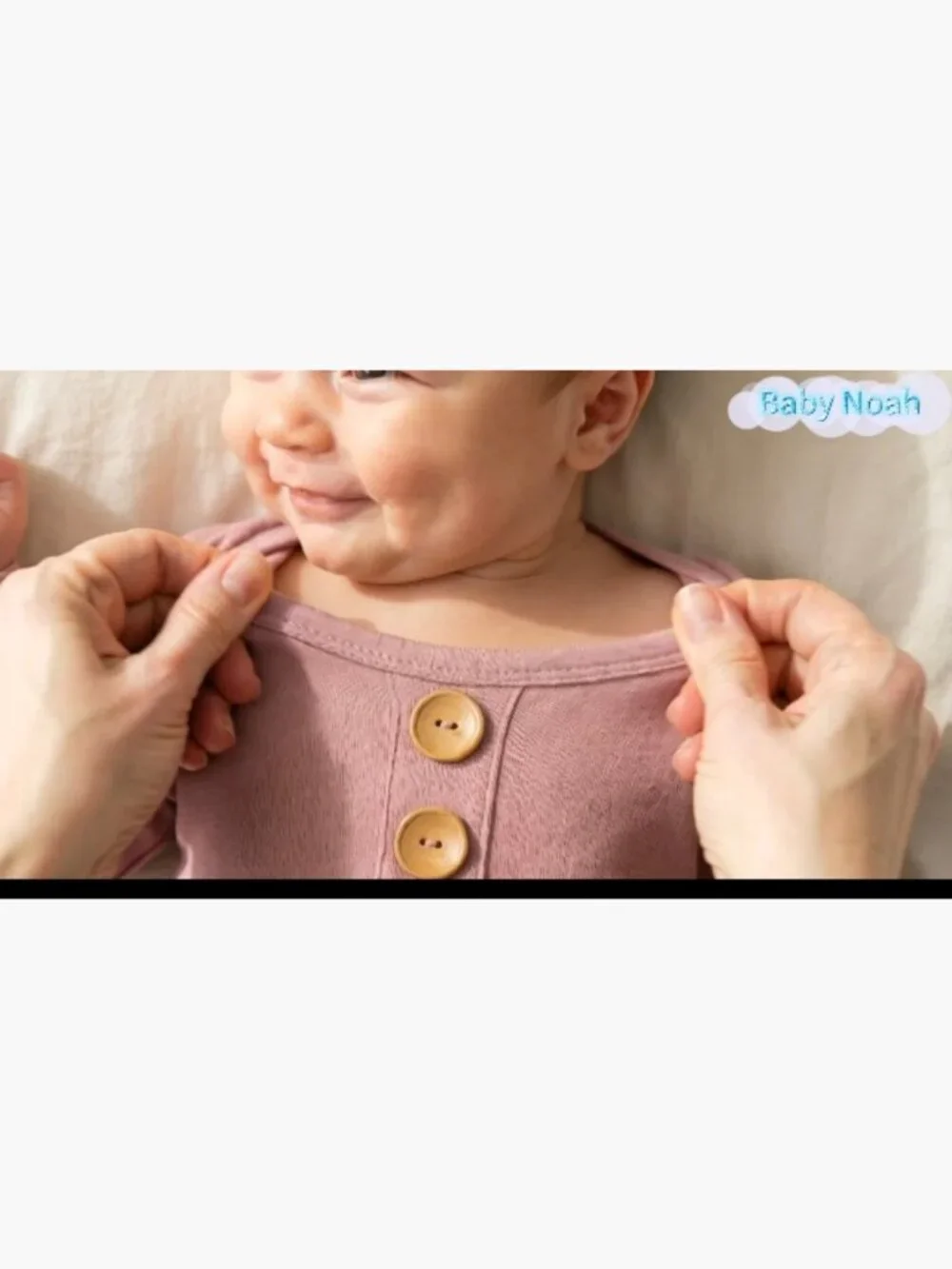 Newborn Knotted Gown Set - 0-3 Months, Soft Bamboo Viscose, Mitten Cuffs,